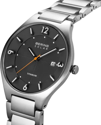 Vista 3 de BERING Men Analog Solar Collection Watch with Titan Strap & Sapphire Crystal 14440-XXX_2