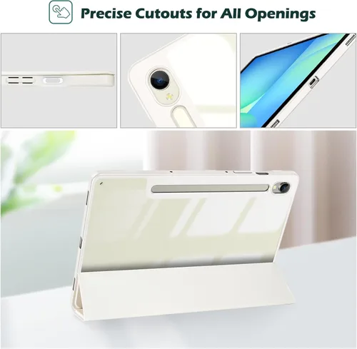 Vista 7 de ProCase Funda protectora para Galaxy Tab S10 FE 2025 / S9 FE 10.9 pulgadas / Tab S9 11 pulgadas 2023, cubierta inteligente de soporte delgado