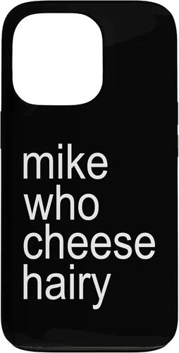 Vista 10 de Mike Who Cheese Hairy Funny Adult Humor Word Play Case for iPhone 17