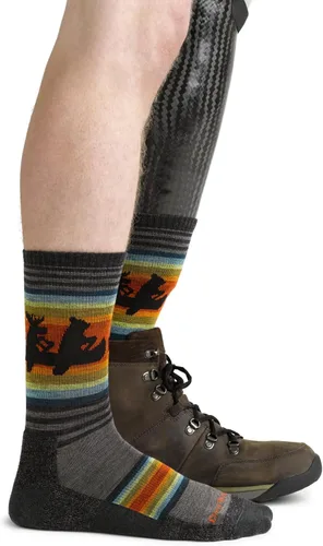 Vista 6 de Darn Tough Willoughby Micro Crew - Calcetines ligeros con cojín para hombre