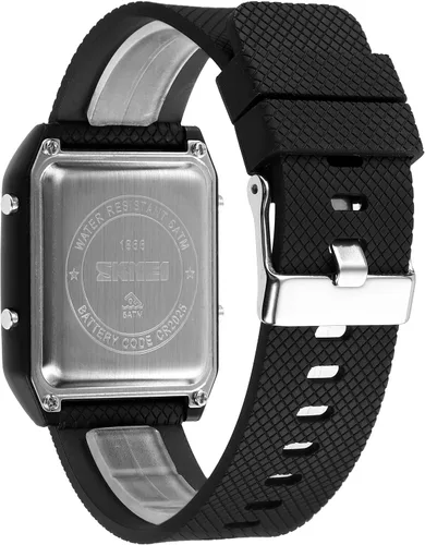 Vista 6 de TOOCAT Sport Watch, Fashion LED Digital Watch Outdoor 30M Waterproof Rubber Bands Wristwatch for Men Women Teens Students
