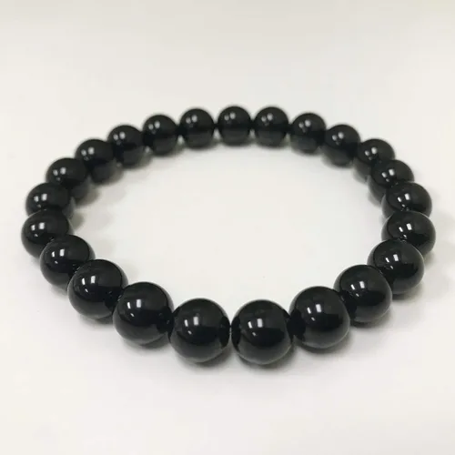 Vista 616 de Gem Avenue Handmade Round Bead Stretch Bracelet Unisex Natural Stone Beaded Jewelry for Men & Women, Elastic Wristband for Daily Wear