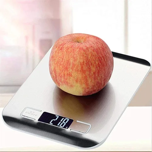 Vista 6 de Electrónica LED de acero inoxidable de 22.0 lbs, gramos digitales y onzas, herramienta de pesaje de barra de comedor de cocina a escala