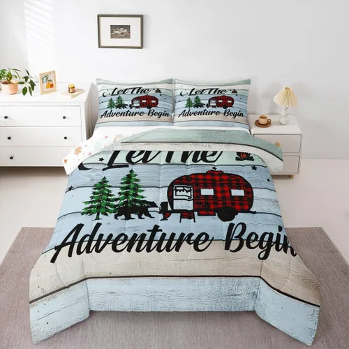 Vista 22 de Erosebridal Juego de ropa de cama Kawaii de muñeco de nieve tamaño individual para niños y niñas, juego de ropa de cama de feliz año nuevo, edredón