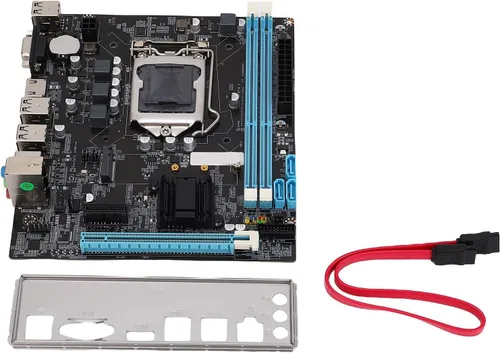Vista 8 de H61 LGA1155 Placa base, DDR3 Micro ATX placa base de computadora para LGA1155 Socket I3 I5 I7, placa base para juegos para CPU serie, M.2 NVMe NGFF