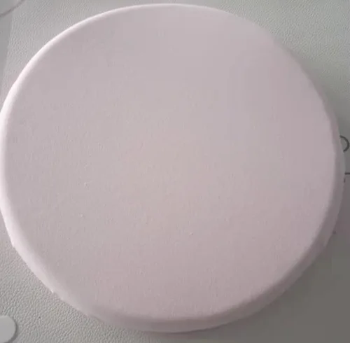 Vista 8 de Cojín redondo de espuma viscoelástica para silla de oficina en casa, color azul claro, 12 pulgadas