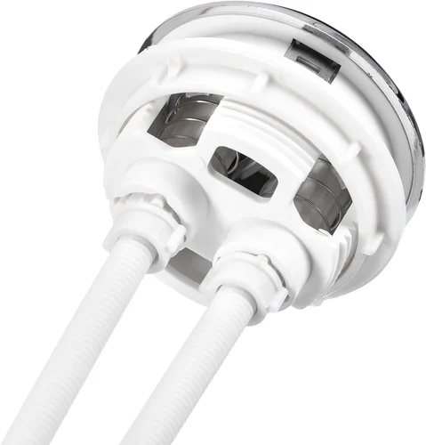 Vista 5 de uxcell Botón de tanque de inodoro con doble pulsador, botón de repuesto ajustable para tanque de agua de inodoro de 1.890 in (1.89 pulgadas)