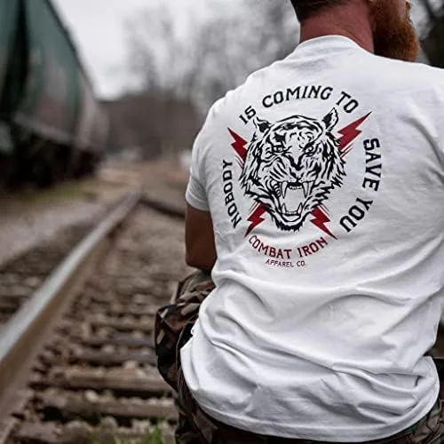 Vista 5 de Nobody is Coming to Save You - Camiseta de manga corta para hombre