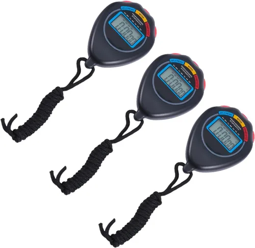 Vista 9 de Temporizador electrónico profesional de 3 piezas para juegos deportivos, temporizador de partidos duradero con diseño fácil de usar para árbitros