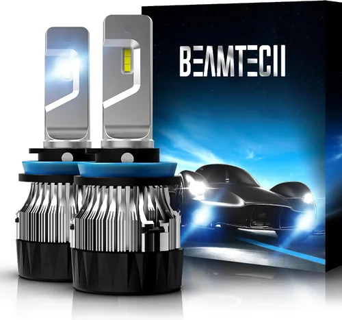 Vista 14 de BEAMTECH Fog Bombilla H1, 6500K, 1.181 in, base de disipador de calor, chips CSP, tamaño pequeño, paquete de 2