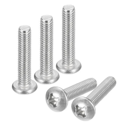 Vista 71 de uxcell Tornillos de máquina de cabeza redonda de 1/4-20x1, tornillo de acero inoxidable 304 18-8, accionamiento Phillips, totalmente roscado