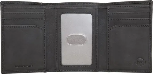 Vista 2 de Wolverine Mens Bifold Wallet RFID Protection ID Window Card Slots Bill Pocket Durable Leather Canvas