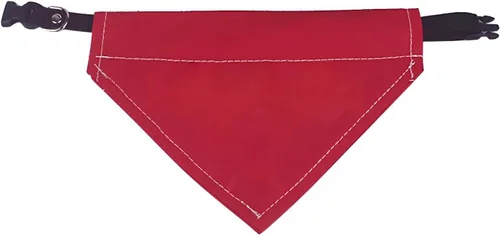 Vista 6 de Muka Bandana de algodón para perro, bufanda de cuello para mascotas, multicolor, negro, S Cotton, quick release buckle, machine washable, multiple