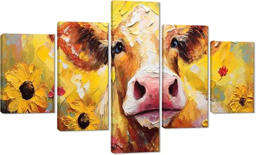 Vista 40 de 5 piezas de pintura sobre lienzo ardiente de fénix dibujado en estilo heráldico fuego fénix arte de pared vintage impresiones obras de arte arte