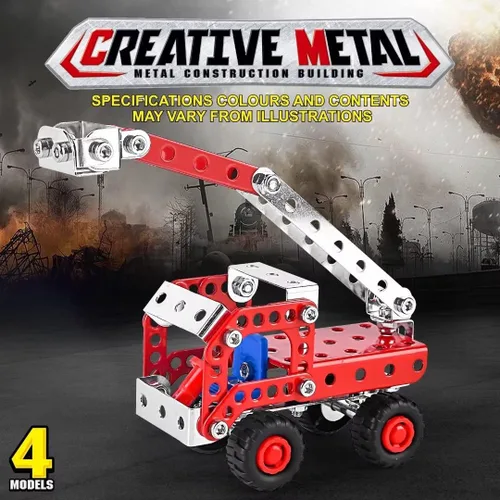 Vista 2 de Ferthor Fun Juguetes de Construcción STEM para Niños de 8-12 Años, Conjuntos Creativos Serie de Camiones de Bomberos Kit de Modelo, Juguetes
