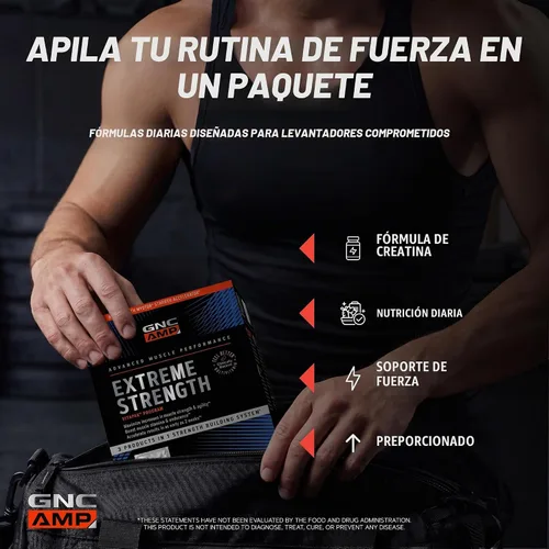Vista 3 de GNC AMP Programa Vitapak de fuerza extrema, sistema 3 en 1, 30 unidades, 30