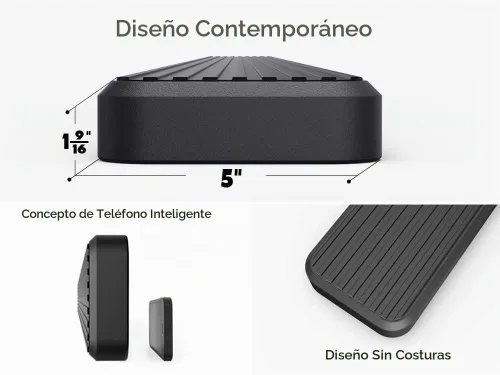 Vista 3 de Barras de Paso Laterales APS (Estribos) Compatibles con Jeep Grand Cherokee Commander 2005-2010 (Excluyendo Modelos SRT y Trail Hawk)