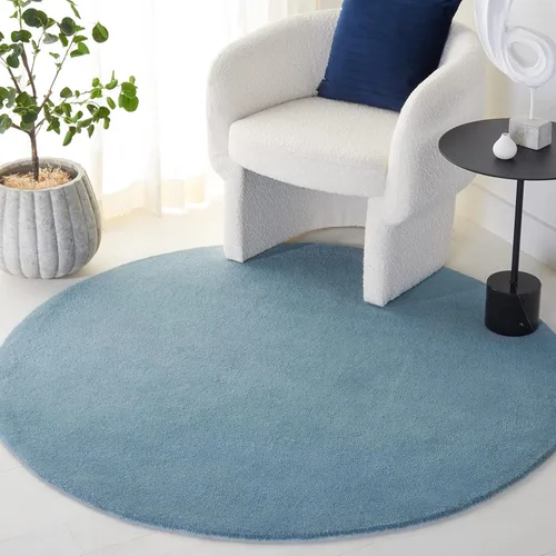 Vista 17 de SAFAVIEH Fifth Avenue Collection - Alfombra de área de 2 pies 3 pulgadas x 7 pies, color azul, diseño geométrico, ideal para zonas de alto tráfico