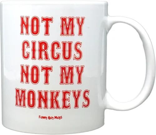 Vista 5 de Funny Guy Mugs Calm You Shall Keep And Carry On You Must - Taza de café de cerámica de 11 onzas, taza de café divertida ideal para mujeres