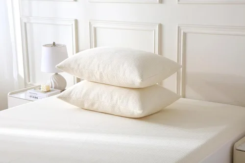 Vista 8 de Paquete de 2 protectores de almohada orgánicos refrescantes de lujo, tamaño King, percal de algodón orgánico, fundas impermeables y transpirables