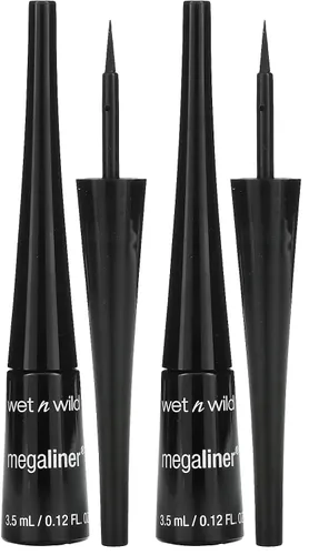 Vista 25 de wet n wild MegaLiner - Delineador de ojos líquido - Negro