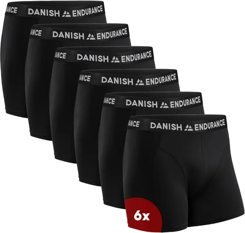 Vista 12 de DANISH ENDURANCE Men's Cotton Boxer Briefs, Soft, Breathable, 6 & 10-Pack negro (Black 10-Pack)