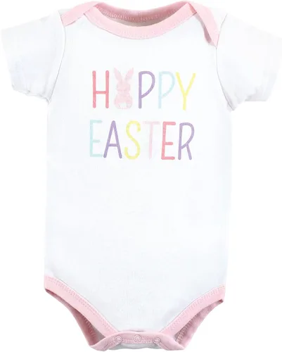 Vista 334 de Hudson Baby baby-girls Cotton Bodysuits 3-pack