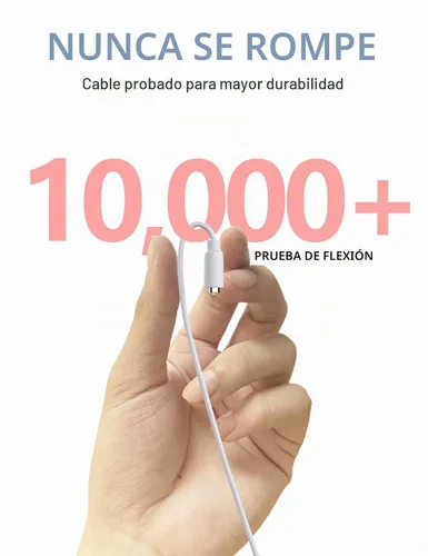 Vista 4 de Cable de carga de repuesto magnético USB DC - Paquete de 2