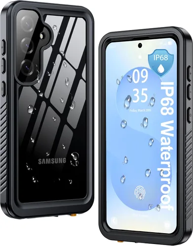 Vista 18 de ANTSHARE Funda impermeable IP68 para Samsung Galaxy S24 Ultra, compatible con MagSafe, protector de pantalla y lentes integrado, protección