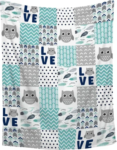 Vista 24 de Manta de conejo personalizada para niños y niñas, manta de bebé ultra suave, regalo personalizado, decoración de manta con nombre, 30 x 40 pulgadas
