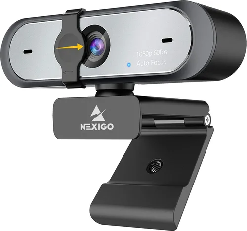 Vista 10 de NexiGo Cámara web con zoom PTZ N990 4K, sistema de cámara de videoconferencia con zoom digital 5X, sensor Sony Starvis, posición preestablecida