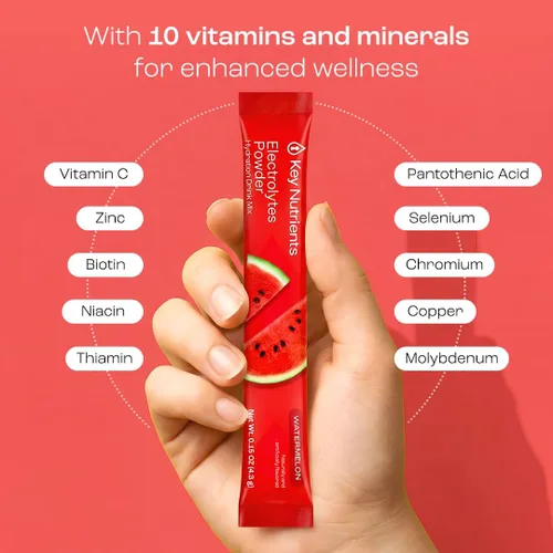 Vista 82 de KEY NUTRIENTS Electrolitos en polvo sin azúcar, limonada de maracuyá con 6 electrolitos y minerales, fibra prebiótica y polvos de hidratación