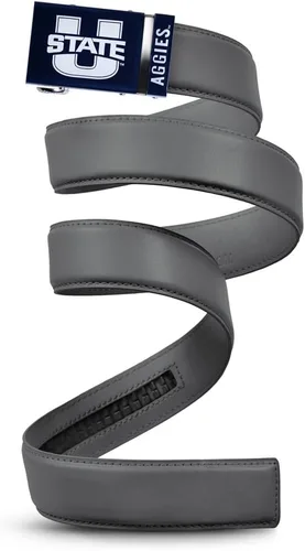 Vista 61 de Mission Belt Con licencia oficial de la NC Alabama Crimson Tide Crimson Tide (Cuero Negro)