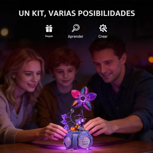 Vista 4 de BRIKSMAX Kit de luces 2.0 compatible con Lego Disney Sally Flowerpot 43288 - Kits de iluminación LED originales (solo accesorios) para exhibición