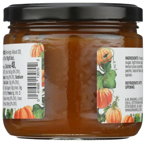Vista 4 de Braswell's Mantequilla de calabaza gourmet: lote pequeño, especialidad reconocida, fabricada en Estados Unidos, desde 1946 (12.5 onzas)