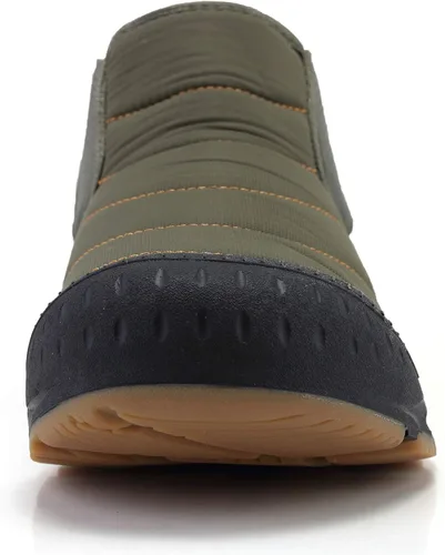 Vista 6 de Eagsouni Botas de nieve para hombre y mujer, zapatos de invierno, antideslizantes, resistentes al agua, totalmente forradas de piel, para exteriores