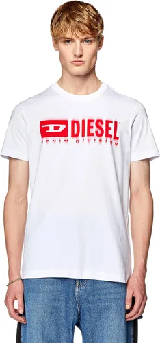 Vista 3 de Diesel Camiseta Diegor Graphic para hombre, color blanco