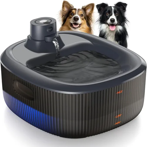 Vista 8 de Fuente de agua para perros WOPET para perros grandes, fuente de agua automática de 6L/205oz/1.7Gal para perros y gatos, dispensador de agua