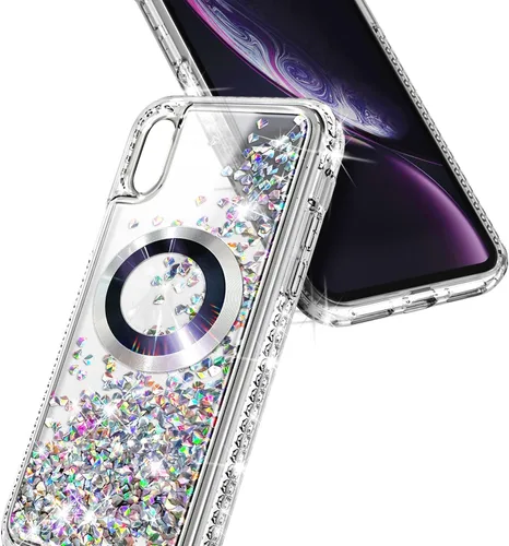 Vista 4 de NGB Supremacy Funda magnética para iPhone XR [compatible con Magsafe] con [protector de pantalla de vidrio templado/cordón para la muñeca], bonita