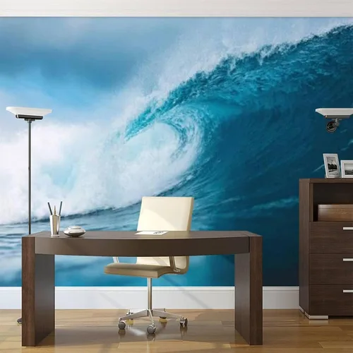 Vista 13 de Mural de pared grande geométrico dorado, salpicado de tinta negro y dorado salpicado con tinta, mural de vinilo autoadhesivo, decoración moderna