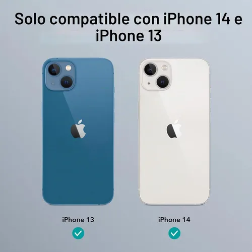 Vista 2 de ESR Funda para iPhone 14/13, compatible con MagSafe, protección de grado militar, esquinas que absorben los golpes, resistente a los arañazos, parte