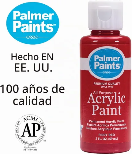 Vista 3 de Palmer - Juego de pintura acrílica de 16 colores, 2 onzas, selección de colores perfecta