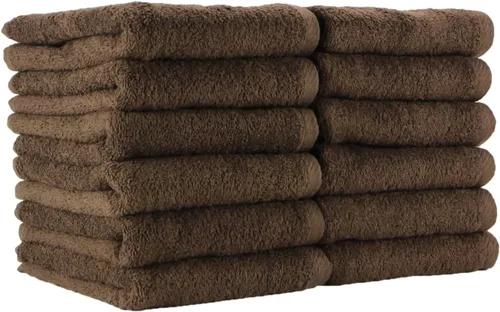 Vista 18 de Arkwright Toallas de salón a prueba de blanqueador - Paquete de 12 - Muy absorbentes, 100% algodón, secado rápido, toalla facial de spa para Borgoña