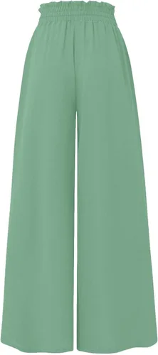Vista 3 de Women High Waist Casual Wide Leg Long Palazzo Pants Loose Flowy Drawstring High Waist Palazzo Lounge Trousers