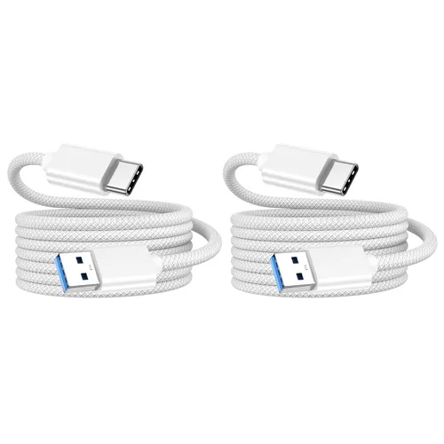 Vista 11 de Cable corto USB A a USB C 3.1 de 6 pulgadas, 0.5 pies, cable de transferencia de datos de alta velocidad de 10 Gbps compatible con MacBook Pro, iPad