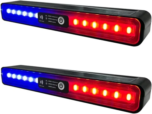 Vista 9 de Aolyty Luces solares para exteriores, 3 modos de iluminación, luces estroboscópicas solares IP65, impermeables, luces de advertencia solares