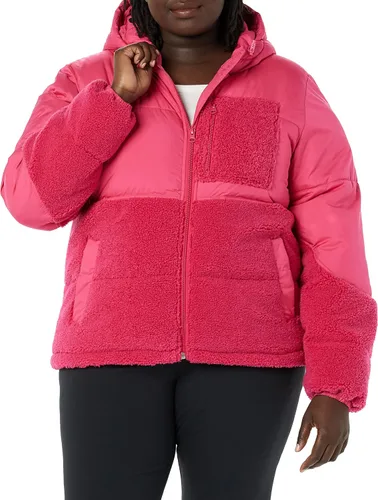 Vista 4 de Tienda Essentials Chaqueta acolchada Sherpa para mujer