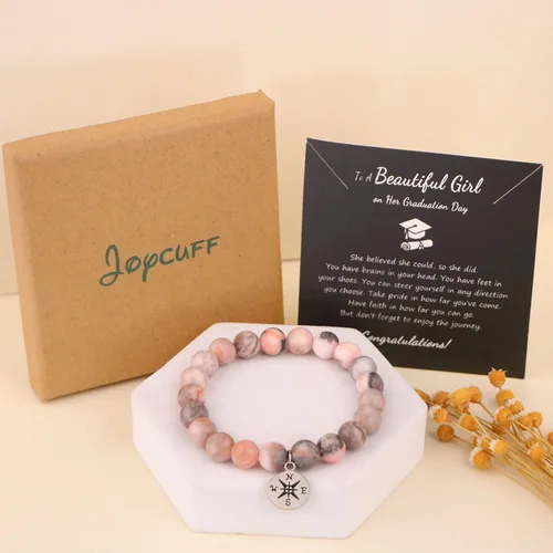 Vista 6 de JoycuFF Regalos de graduación para ella, él, clase de 2025, pulseras de graduación inspiradoras para mujeres, regalo de graduación universitaria