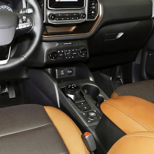 Vista 5 de para Ford Bronco Sport Accesorios 2021 2022 2023 2024 - perilla para interruptor de faros de aire acondicionado, 4WD, tracción en todas las ruedas