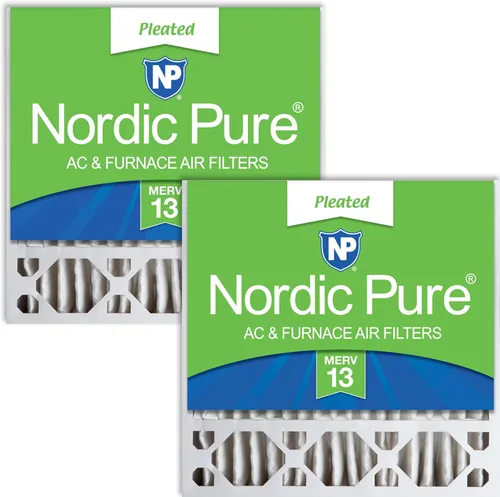 Vista 17 de Nordic Pure 20 x 20 x 5 (19_5/8 x 19_7/8 x 4_3/8) Honeywell/Lennox MERV 8 filtro de aire de repuesto, 1 paquete